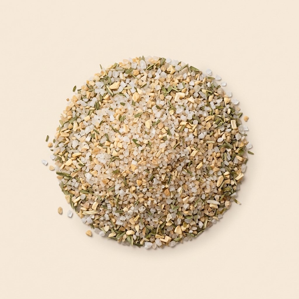 Сіль часникова з ароматними травами копчена розсипом — крафтові спеції Spice Guild